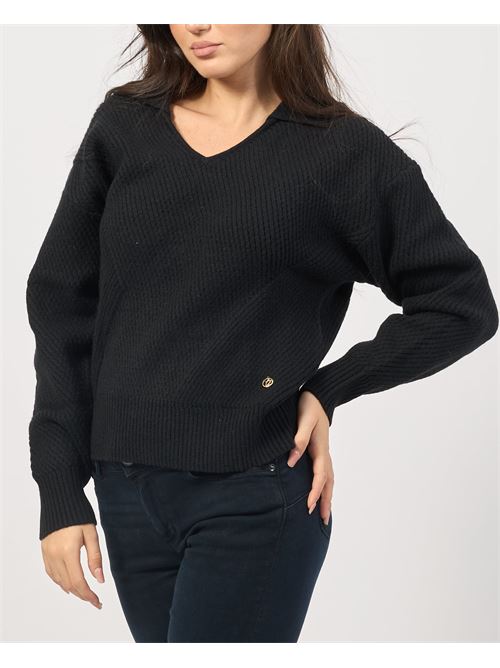 Yes Zee Women's V-Neck Sweater YES ZEE | M044-IM000801